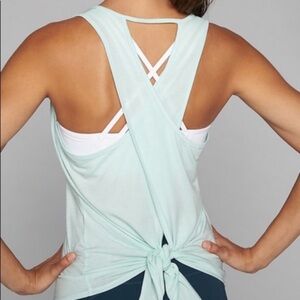 Athleta pretty pale green workout tank size medium